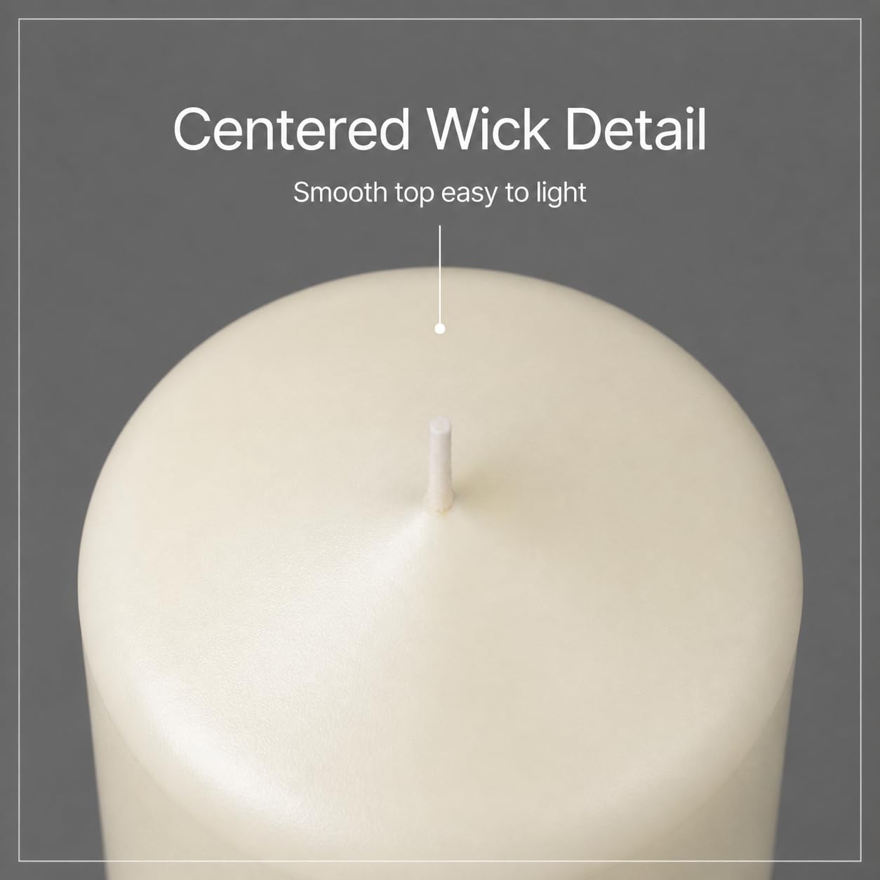 Yummi 3" x 8" Round Pillar Candles - 3 per Pack