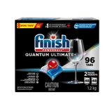 Finish Quantum Ultimate+ Dishwasher Detergent, 96 Tablets