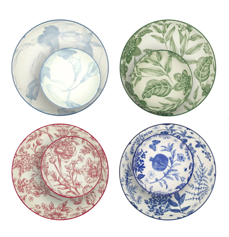 Signature Housewares Stoneware Bowl Set, 8-pieces