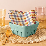 over&back Stoneware Basket Set, 3-pieces