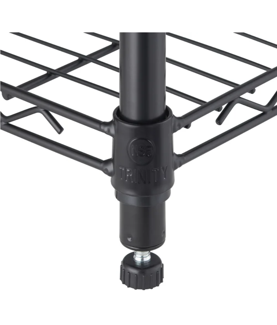 TRINITY 5-Tier NSF Storage Bin Rack
