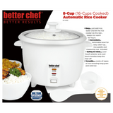BETTER CHEF 8-CUP RICE COOKER- IM400