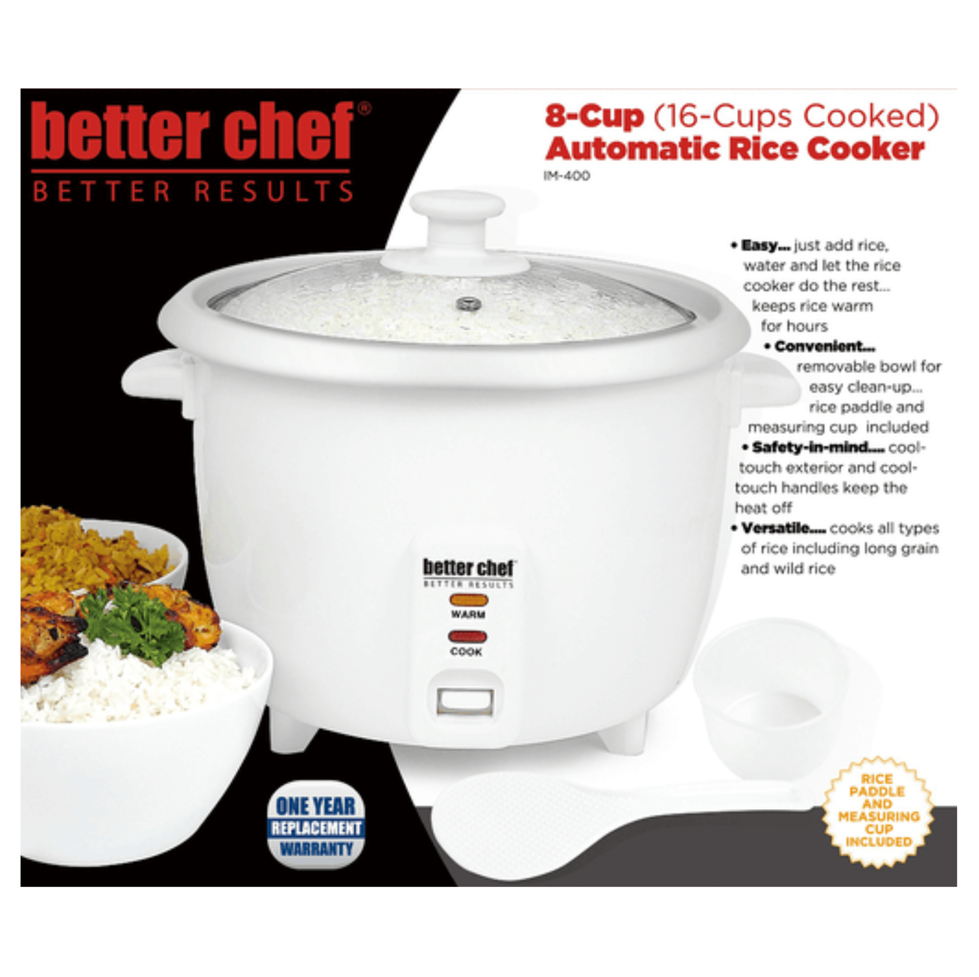 BETTER CHEF 8-CUP RICE COOKER- IM400