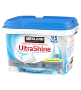 Kirkland Signature Premium Performance Ultra Shine Automatic Dishwasher Detergent 115 Count