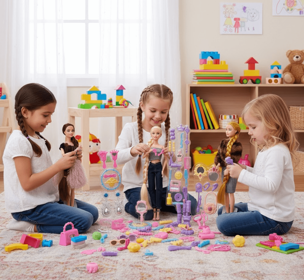 BEAUTY GIRL - FASHION DOLLS 3PCS