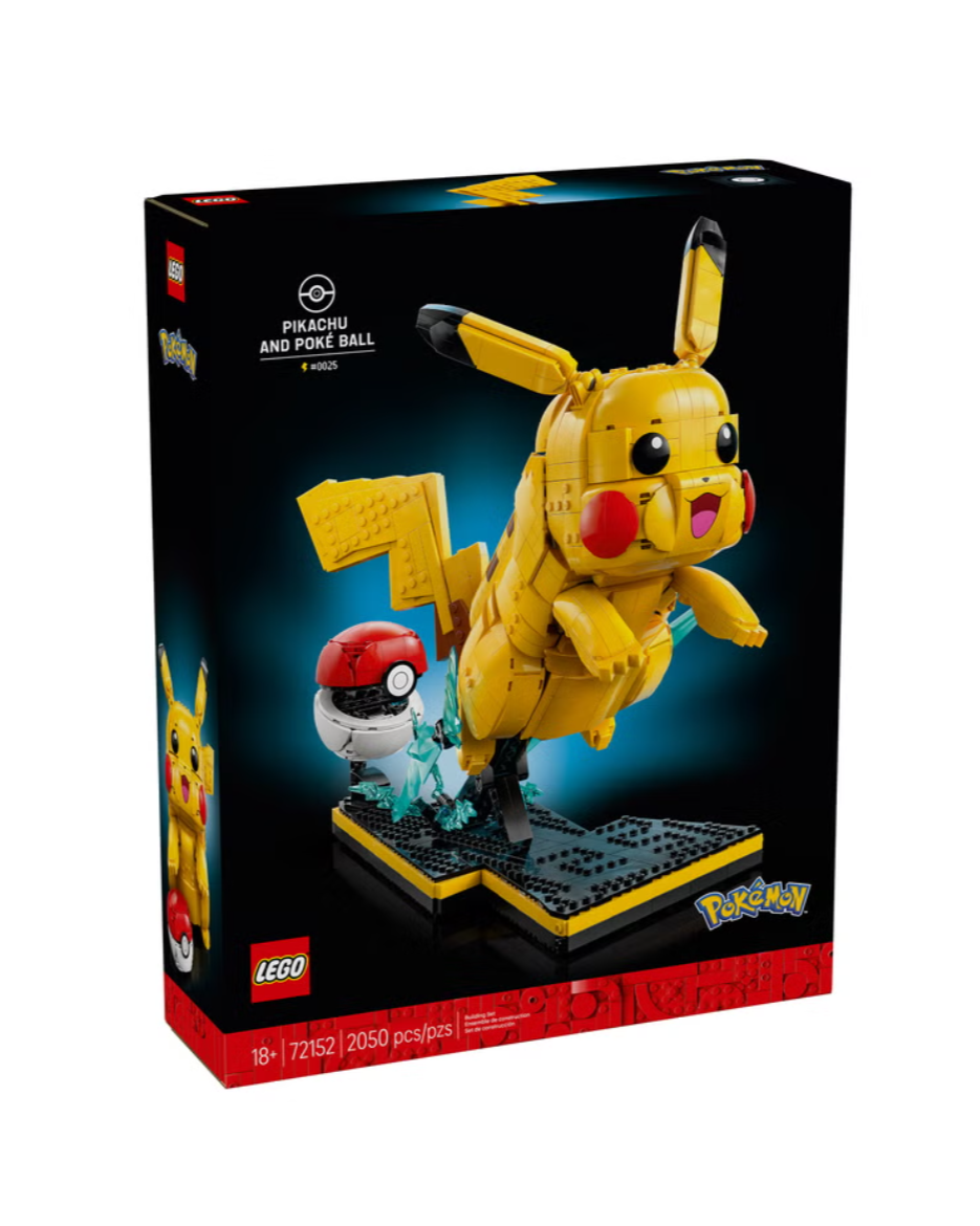 LEGO Pokémon Pikachu and Poké Ball 72152