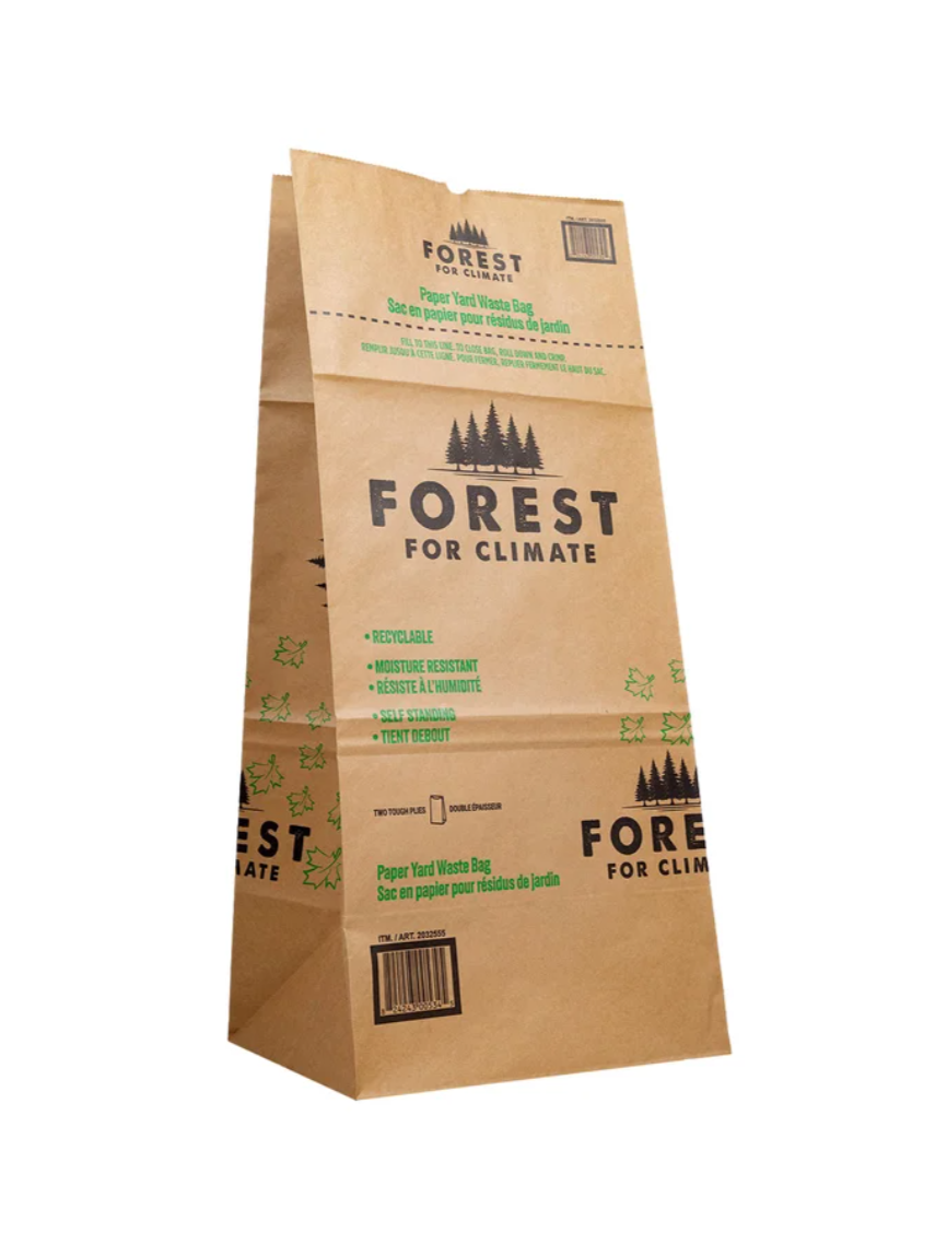 Forest For Climate Paper Yard Waste Bags, Pack of 25