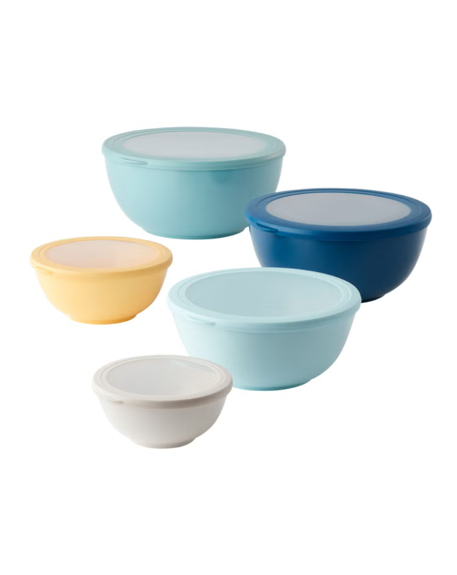 Pandex Melamine Bowl Set with Lids, 5-pieces
