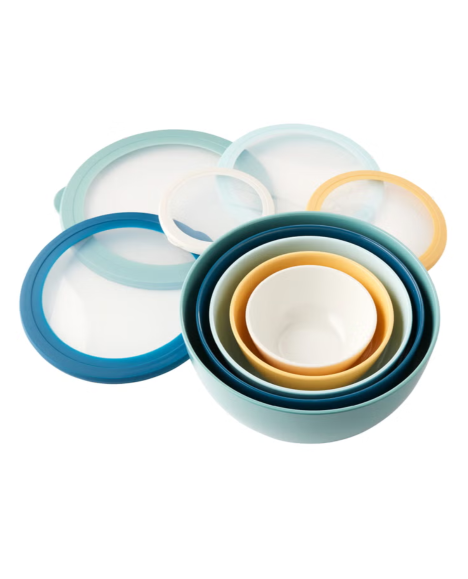 Pandex Melamine Bowl Set with Lids, 5-pieces