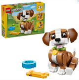 Lego , Cute Animals: Playful Puppy Dog