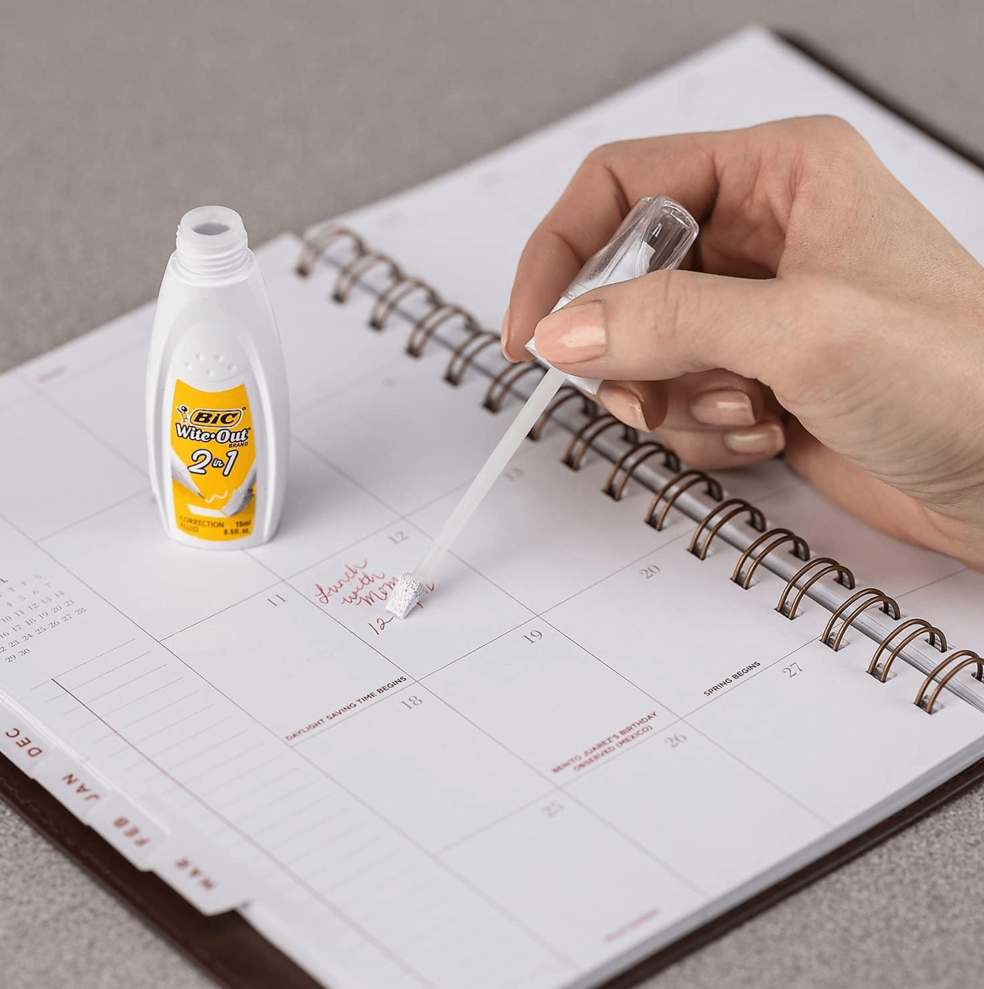 BIC WITE-OUT CORRECTION LIQUID 2-IN-1 15mL