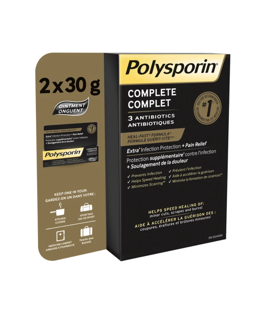 Polysporin Complete, 2 x 30 g