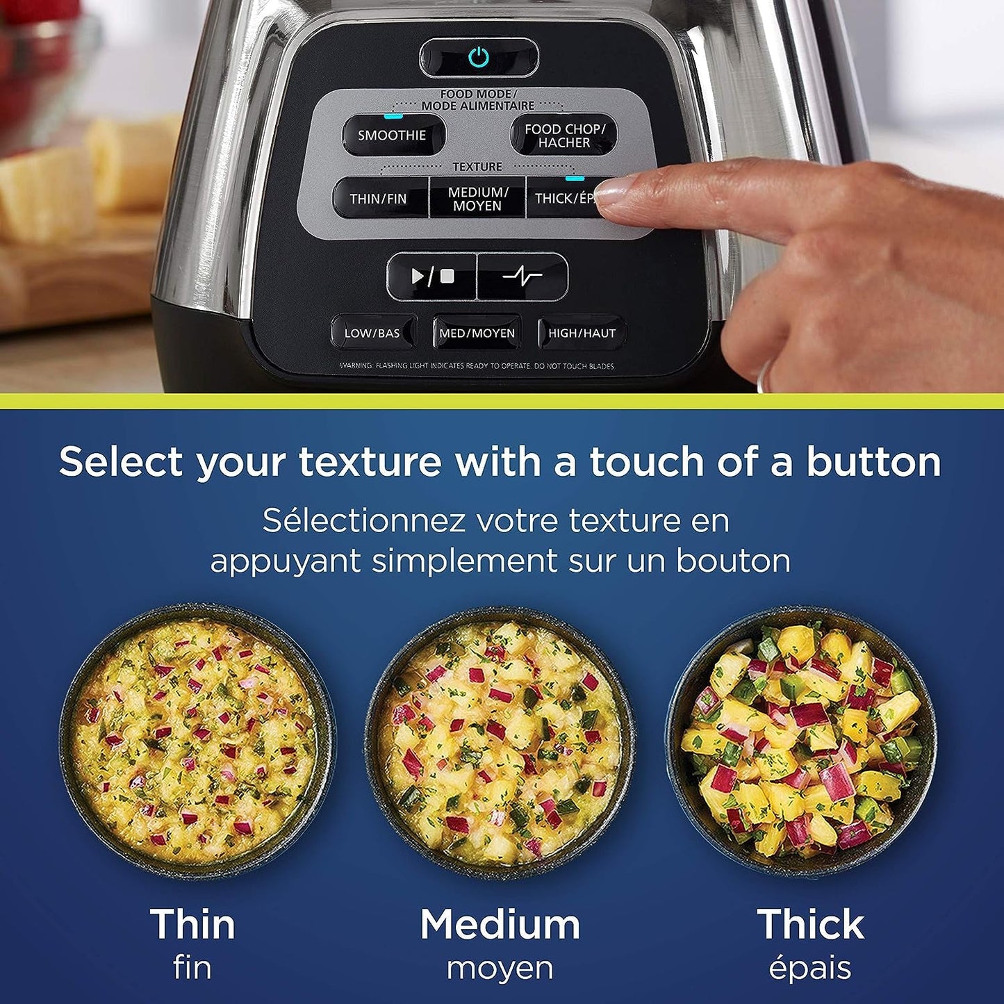 Oster Texture Select Master Series Blender with Glass Jar, Chrome