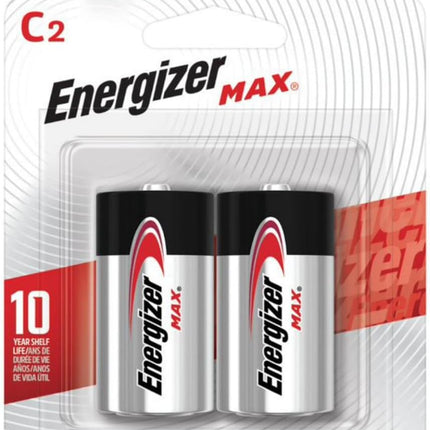 6 Pack Energizer E93BP-2 C Cell Alkaline Batteries 2 Batteries per Package