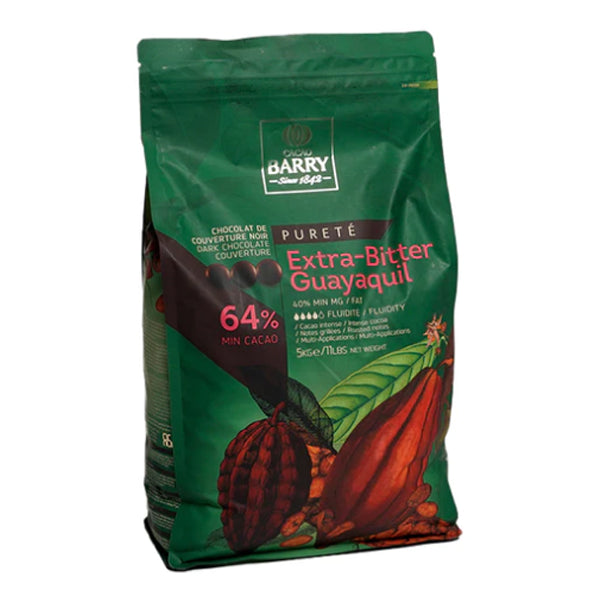 Cacao Barry Guayaquil Extra 65% Bitter Pistoles 4x5 kg