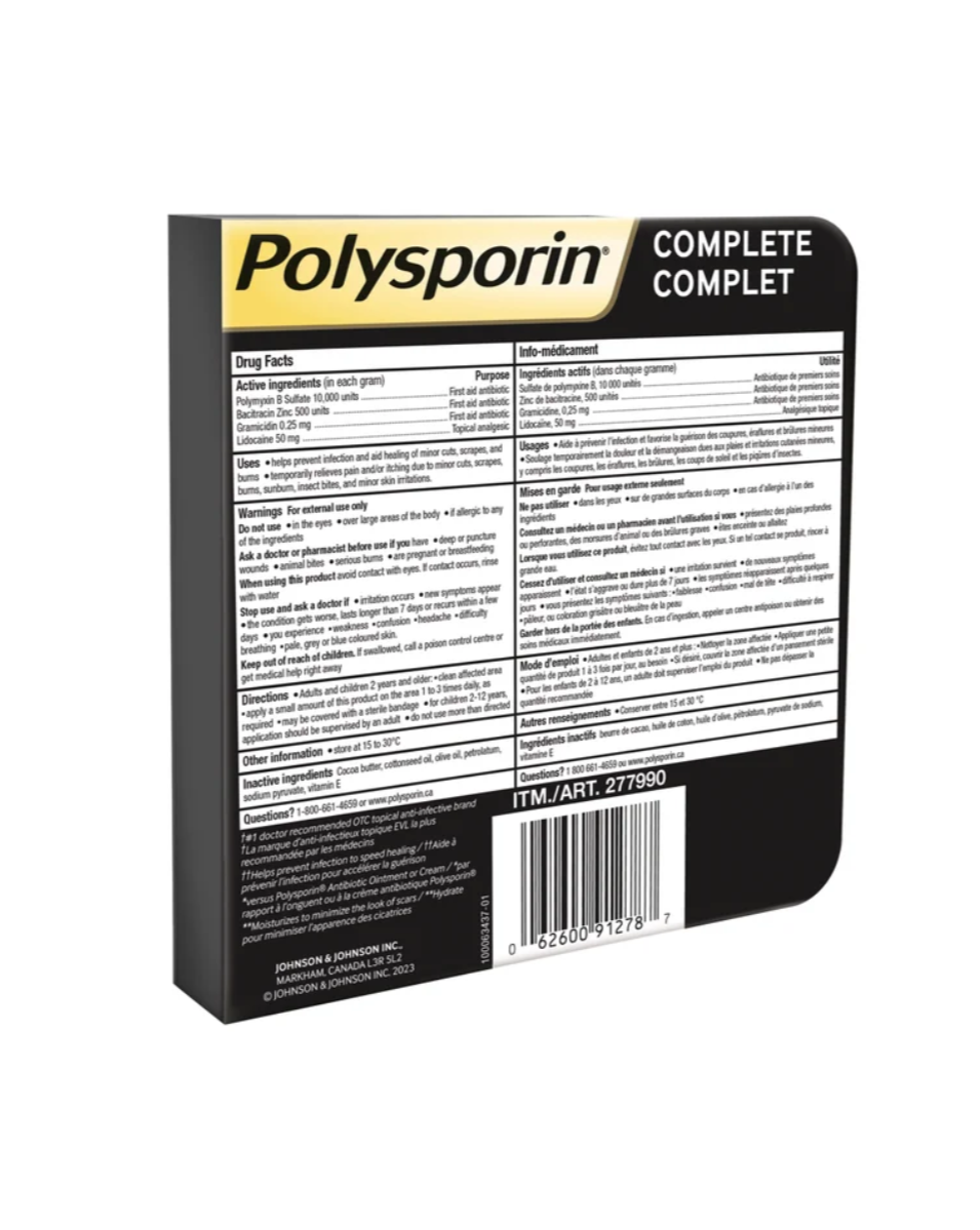 Polysporin Complete, 2 x 30 g