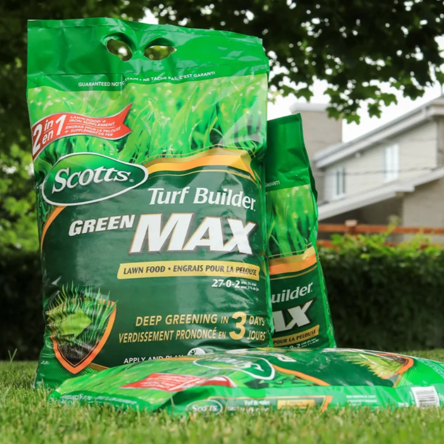 Scotts Turf Builder Green MAX Lawn Food 27-0-2 with 5% Iron 1160m2 18.9 kg