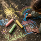 JUMBO CHALK 4"x1" 8PCS