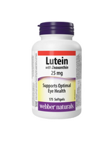 webber naturals Lutein 25 mg with 5mg of Zeaxanthin - 175 softgels