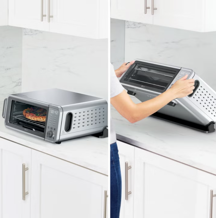 Ninja Flip 10-in-1 Toaster Oven and Air Fryer with Added Broil Rack