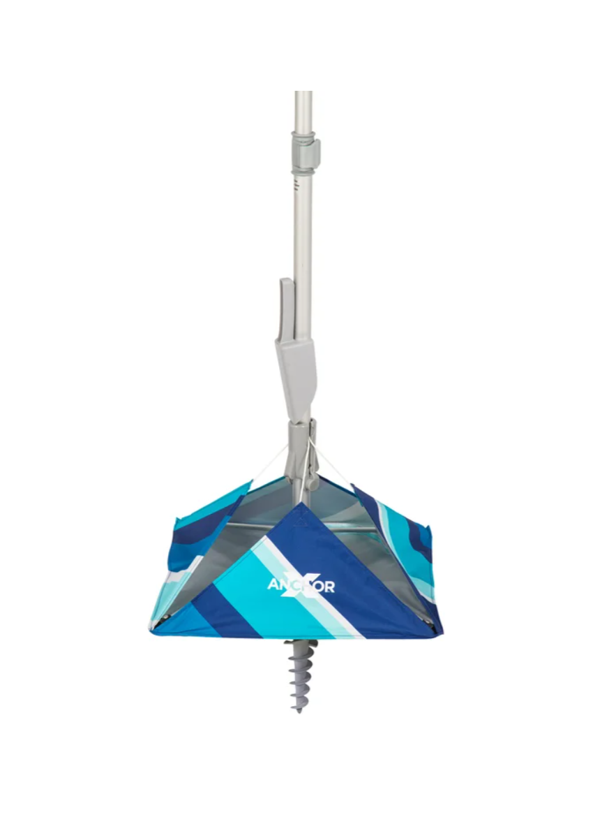 RIO 2.3m (7.5 ft) Beach Umbrella with AnchorX