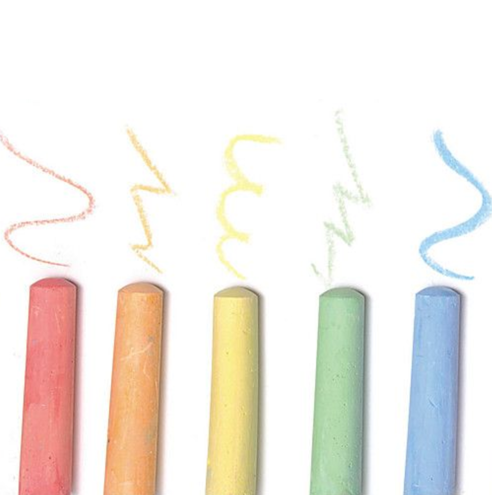 JUMBO CHALK 4"x1" 15PCS