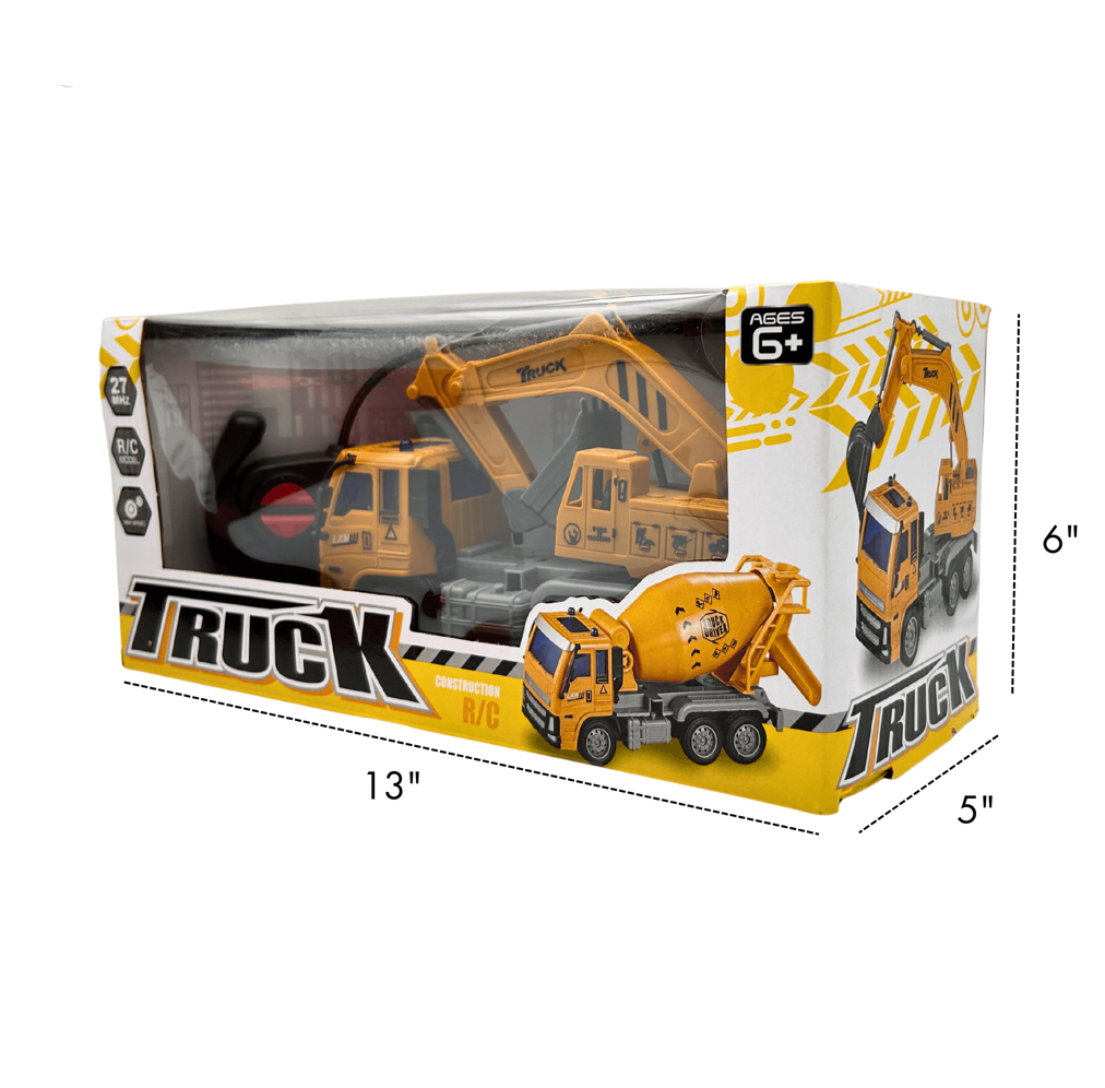RC CONSTRUCTION TRUCK [12" x 4" x 6"]