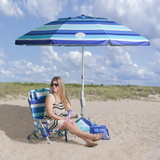 RIO 2.3m (7.5 ft) Beach Umbrella with AnchorX