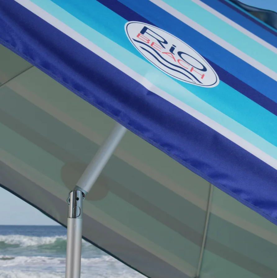 RIO 2.3m (7.5 ft) Beach Umbrella with AnchorX