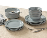 over&back Stoneware Dinnerware Set, 16-pieces