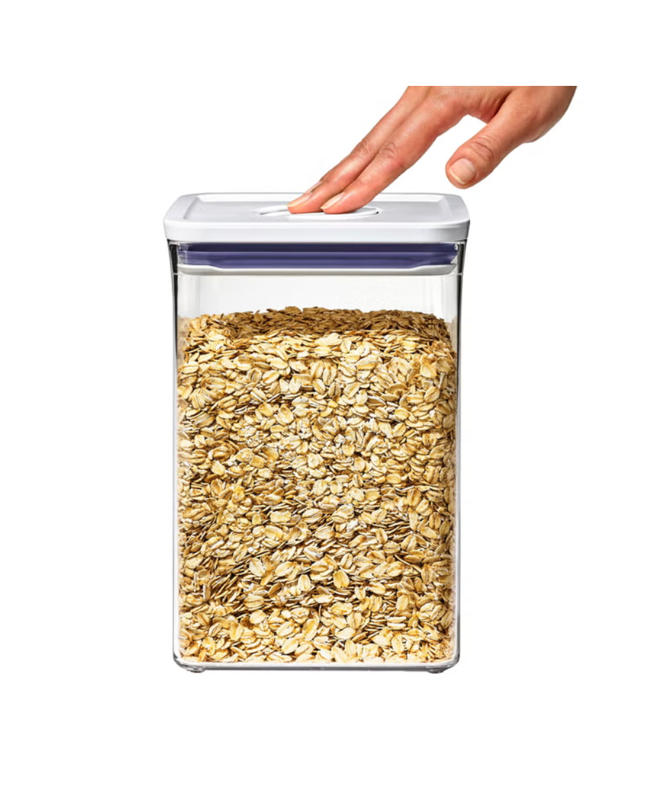 OXO SoftWorks 4-piece POP Container Set with Rice Measuring Cup & Scoop