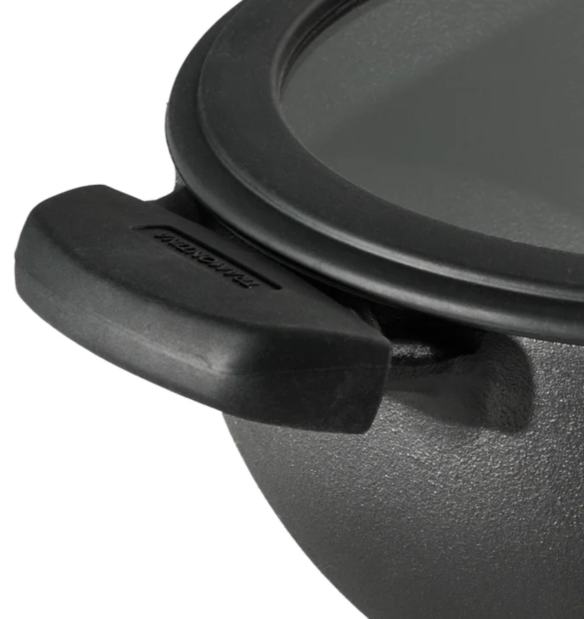Tramontina Cast Iron Deep Kadai and Flat Tawa Cookware Set, 3-pieces