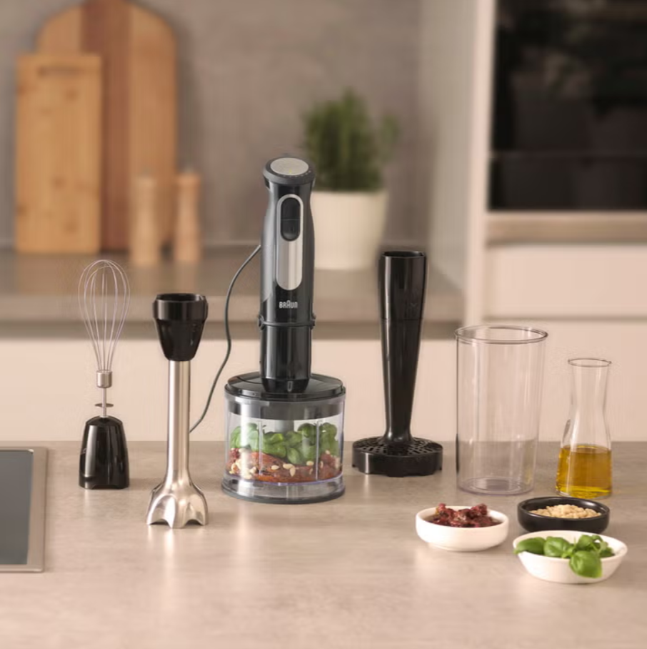 Braun MultiQuick Vario 5 Pro 4-in-1 Immersion Blender with 25 Speeds