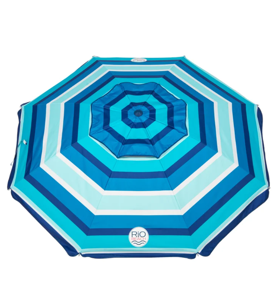 RIO 2.3m (7.5 ft) Beach Umbrella with AnchorX