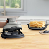Ninja Crispi 5-in-1 Portable Glass Air Fry Cooking System, 3 Containers and Cover