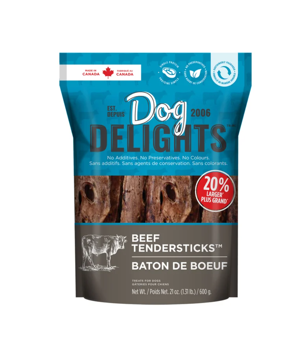 Dog Delights Beef Tendersticks Dog Treats 600 g (1.31 lb.)