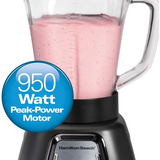 HAMILTON BEACH MULTIBLEND BLENDER WITH GLASS JAR #58240C