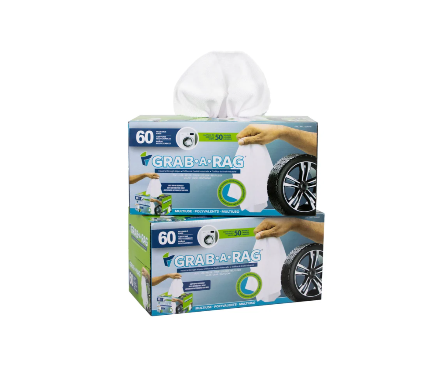 Grab-A-Rag Washable Microfibre Rags,
