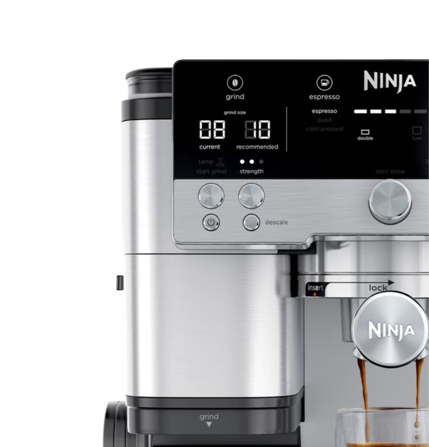 Ninja Luxe Café Signature Series 3-in-1 Espresso, Coffee and Cold Brew Machine