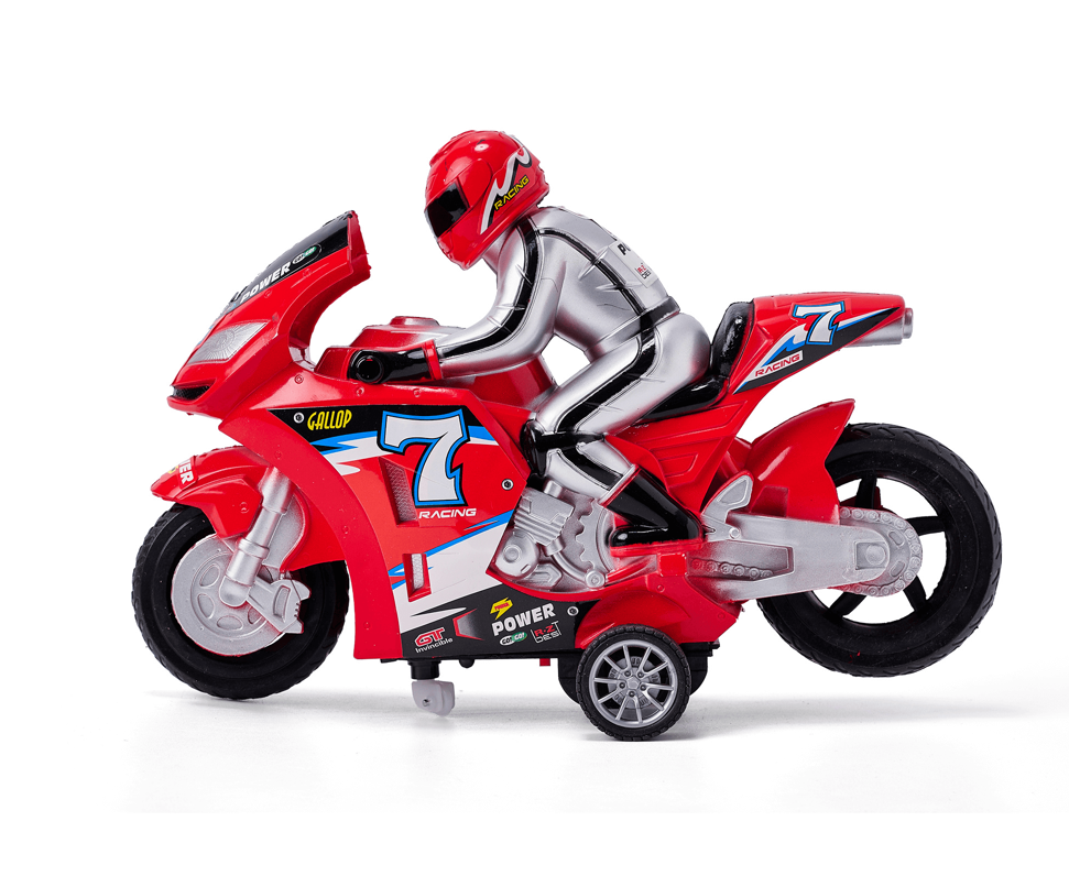 MOTORCYCLE RIDER R/C 9"X3"X12"