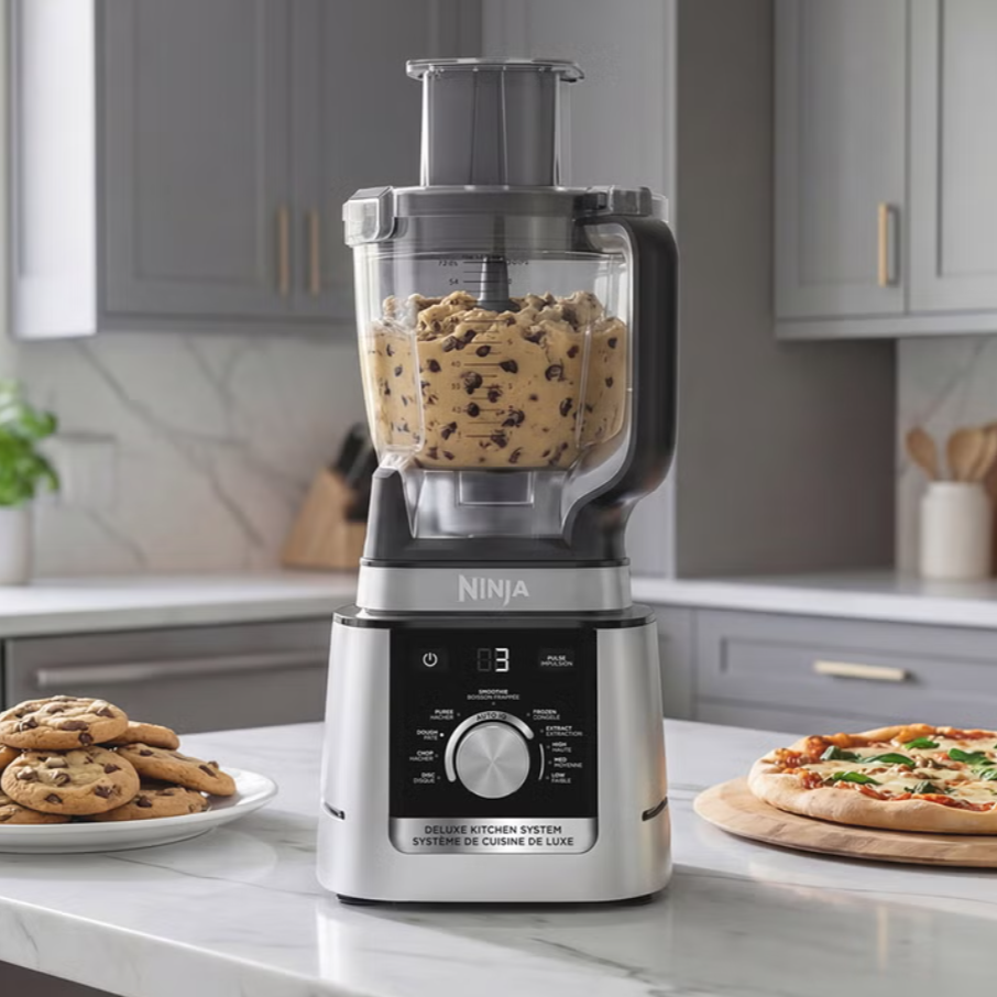 Ninja Deluxe Blender & Kitchen System with 88-oz. (2.6 L) Pitcher, 9-Cup Processor & Auto-iQ
