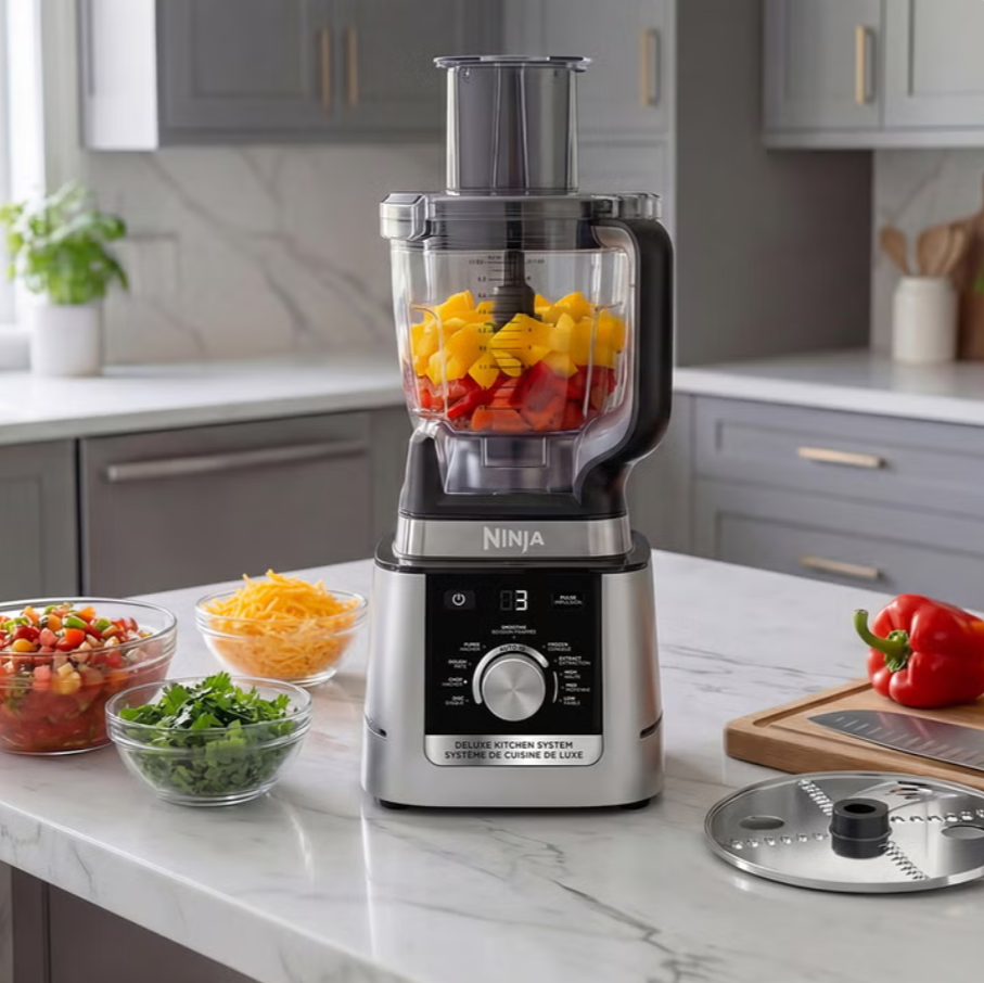 Ninja Deluxe Blender & Kitchen System with 88-oz. (2.6 L) Pitcher, 9-Cup Processor & Auto-iQ