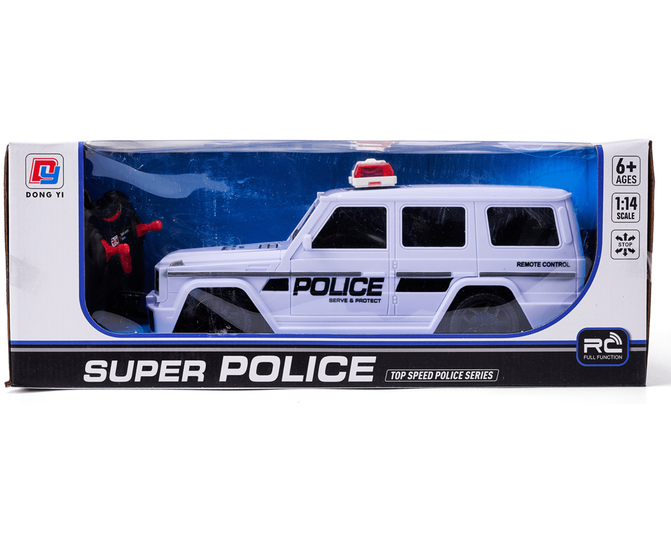 POLICE G-WAGON R/C 6"X5"X14"