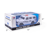 POLICE G-WAGON R/C 6"X5"X14"