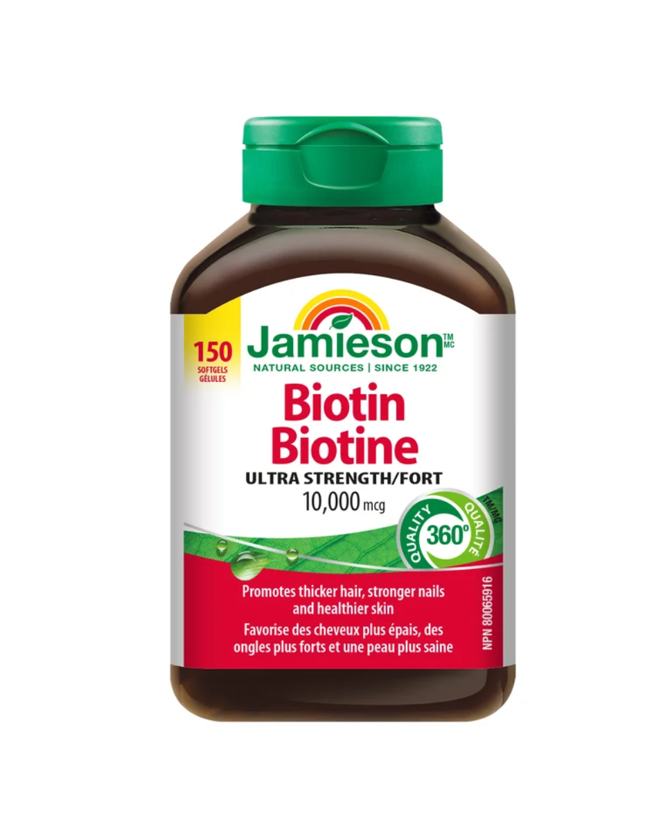 Jamieson Biotin 10,000 mcg, 150 Softgels