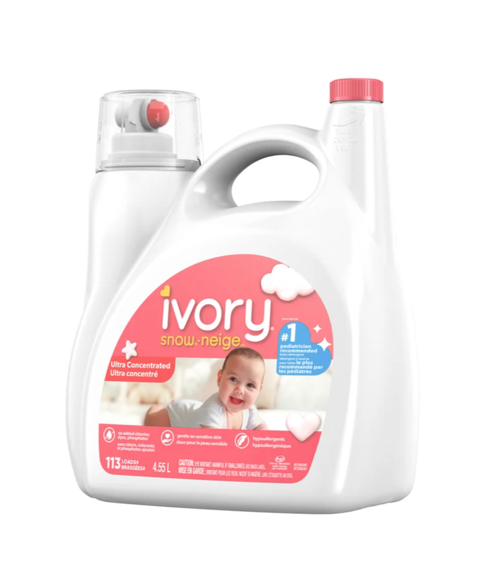 Ivory Snow Newborn Liquid Laundry Detergent, 113 wash loads