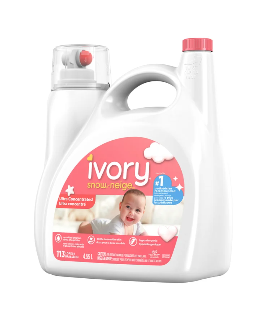Ivory Snow Newborn Liquid Laundry Detergent, 113 wash loads
