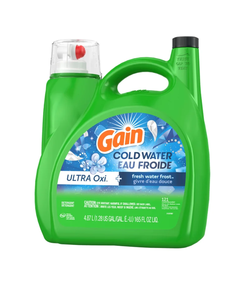 Gain Liquid High Efficiency Cold Water + Oxi Fresh Water Frost 4.87 L 121 Loads