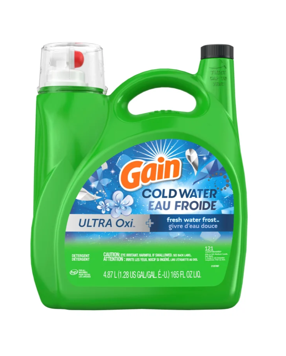 Gain Liquid High Efficiency Cold Water + Oxi Fresh Water Frost 4.87 L 121 Loads