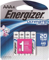 Energizer® Photo Ultimate Lithium AAA Batteries, Pack of 4